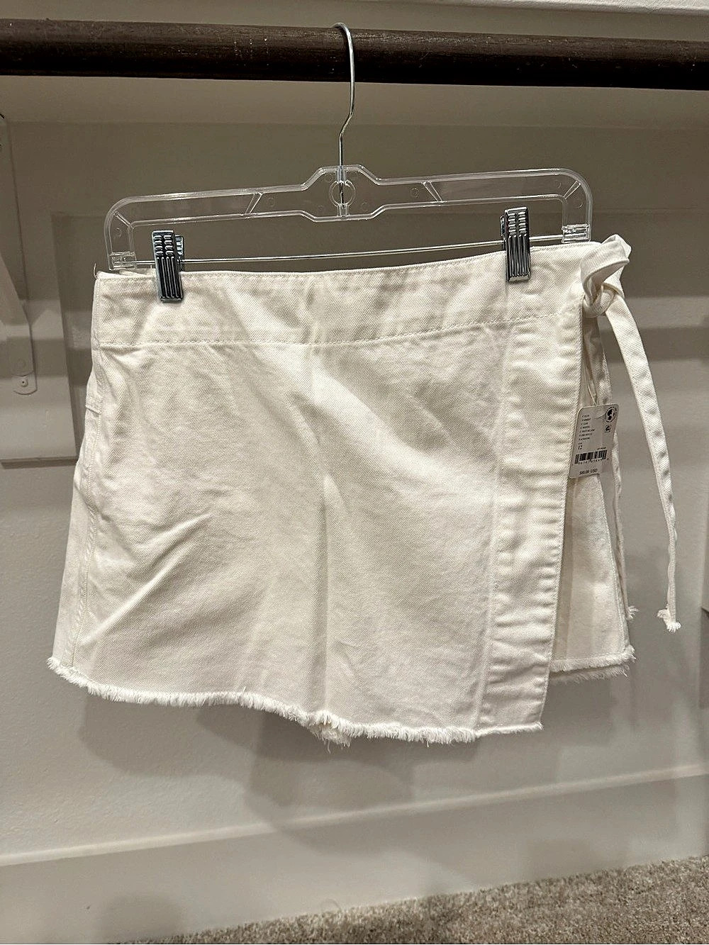 Free People Denim Tie Skort